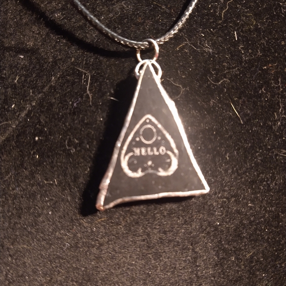 Marble planchette pendant - Picture 3 of 4